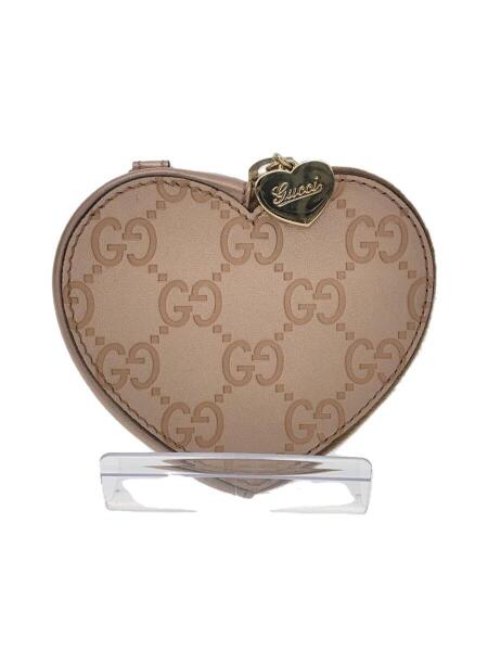 GUCCI(グッチ) / ハート型/コインケース/--/ピンク/総柄/レディース 