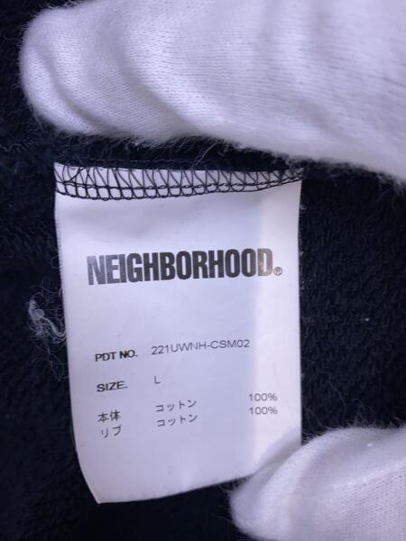 NEIGHBORHOOD(ネイバーフッド) / スウェット/L/コットン/BLK/221WNH 