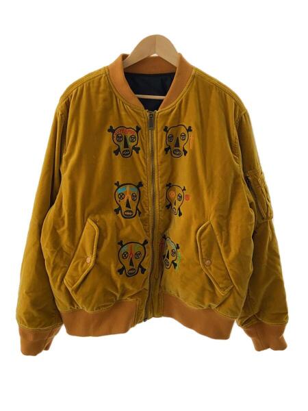 supreme Skulls Embroidered Velvet MA-1