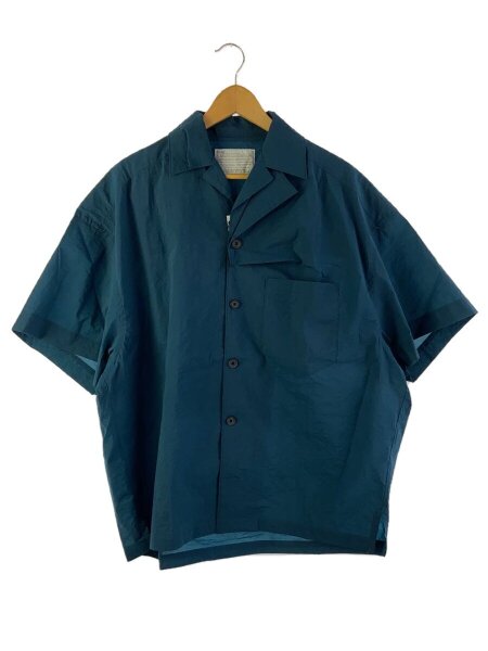 kolor / 半袖シャツ/2/ナイロン/WHT/23SCM-B04113 kolor(カラー) / 半袖シャツ/2/ナイロン/グリーン/無地/23SCM-B04113