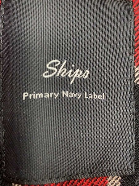 SHIPS Primary Navy Label シップスプライマリーネイビーレーベル コート 38 ウール BLK 314-15-0460 古着の販売・通販なら