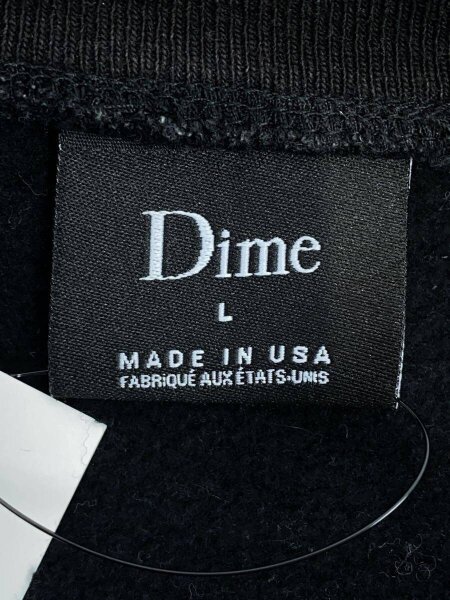 Dime(ダイム) / 使用感有/スウェット/L/コットン/BLK/無地// | 古着の 