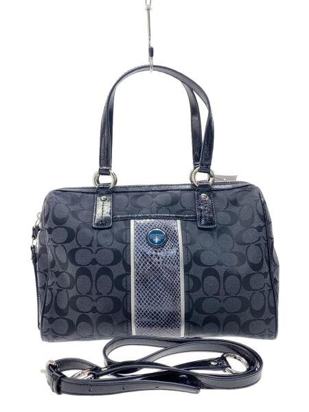COACH(コーチ) / ショルダーバッグ/キャンバス/BLK/総柄/F24884 | 中古