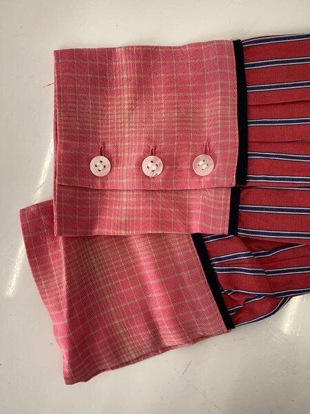 AKANE UTSUNOMIYA / 長袖ワンピース/38/コットン/RED/SAI-FOP61-2005 AKANE UTSUNOMIYA(アカネウツノミヤ) / 長袖ワンピース/38/コットン