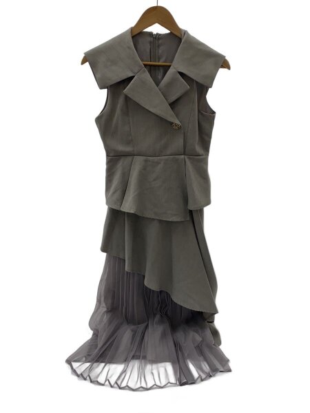 新品】dazzlin ノースリーブチェックトレンチワンピース dazzlin 
