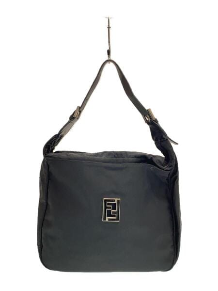 フェンディ FENDI ロゴ ショルダーバッグ ハンドバッグ ショルダーバッグ キャンバス ブラック 26728 レディース 中古 Fendi FFロゴ ショルダーバッグ FENDI(フェンディ) ⁄ フェンディ⁄FF