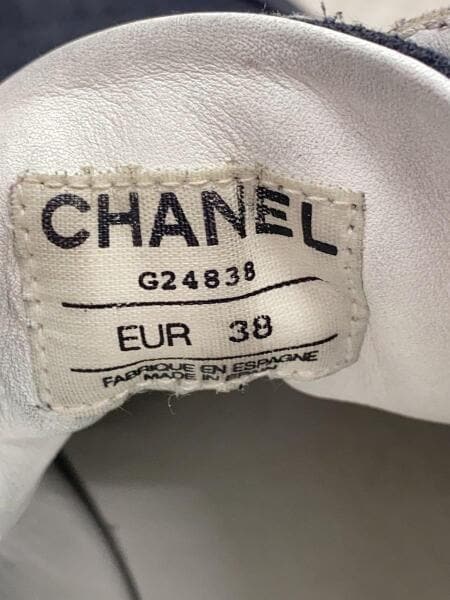 シャネル ハイカット マトラッセ G24838 キャンバス スニーカー
