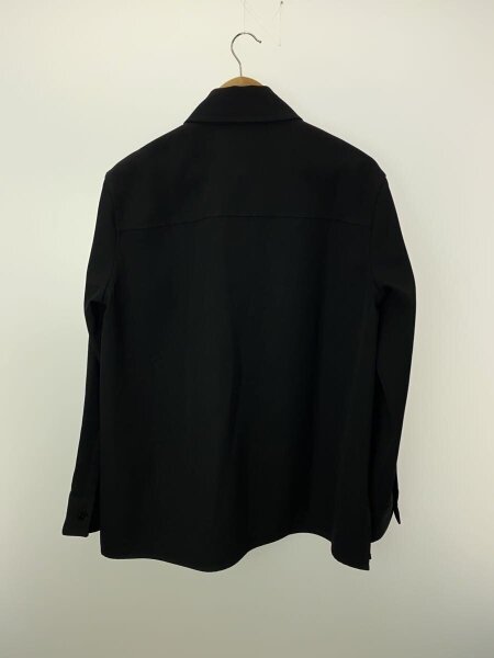 JIL SANDER / 24SS/CAMICIA/SHIRT 53/ウールギャバ/シャツ/34/BLK/J52DL0008 J40002 JIL SANDER(ジルサンダー) / 24SS/CAMICIA/SHIRT 53/ウールギャバ