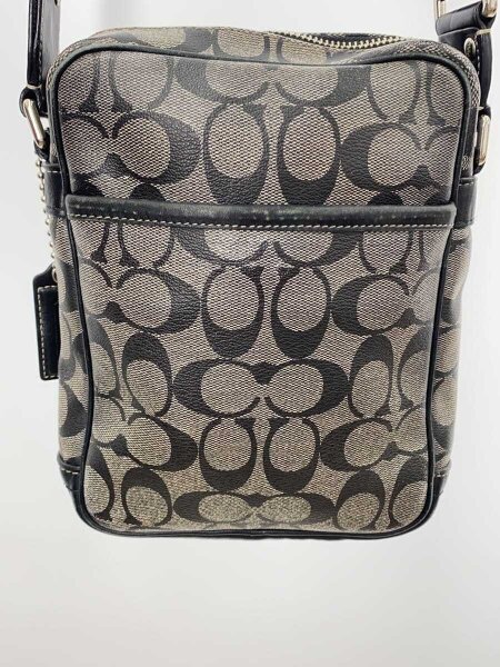 COACH(コーチ) / シグネチャー/ショルダーバッグ/PVC/GRY/総柄/C1169 