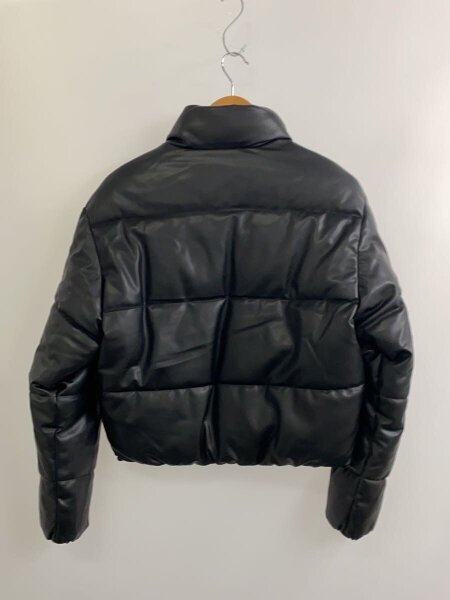ZARA(ザラ) / ダウンジャケット/XS/フェイクレザー/BLK/無地/4391/793 