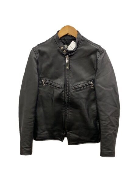 Schott(ショット) / シングルライダースジャケット/34/羊革/BLK/無地  
