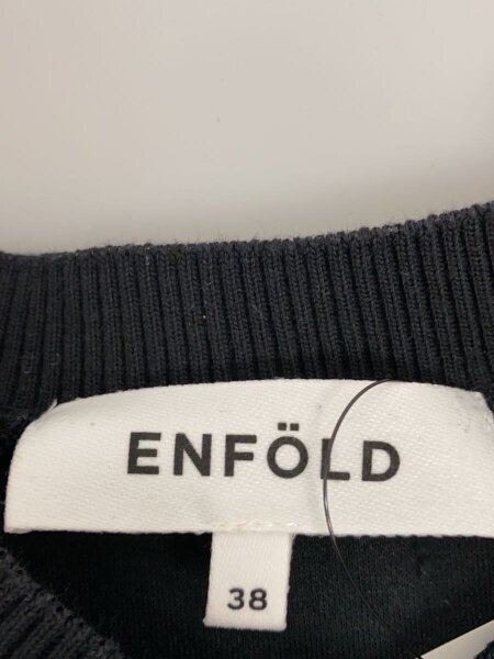ENFOLD(エンフォルド) / スウェット/38/ポリエステル/BLK/300ds180