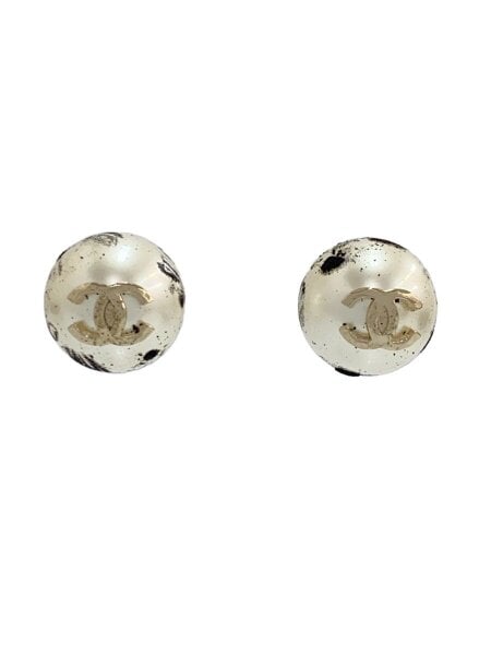 CHANEL シャネル　ピアス　ビジューピアス　中古品 CHANEL(シャネル) / ピアス/--/WHT/レディース/パール/一粒/ココマーク
