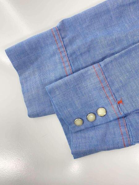 BIGMAC(ビックマック) / 長袖シャツ/ポリエステル/BLU/無地// | 古着の