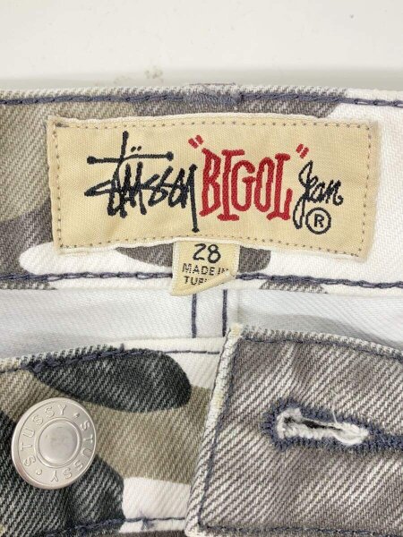 STUSSY(ステューシー) / BIGOL JEAN/ボトム/28/コットン/GRY/カモフラ 