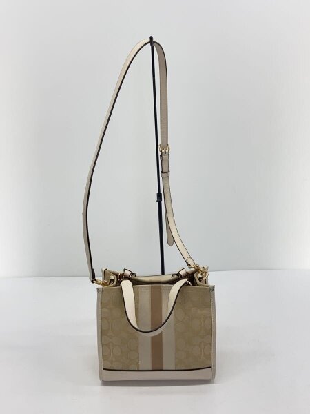COACH(コーチ) / ハンドバッグ/キャンバス/BEG/総柄/CQ878// | 中古品