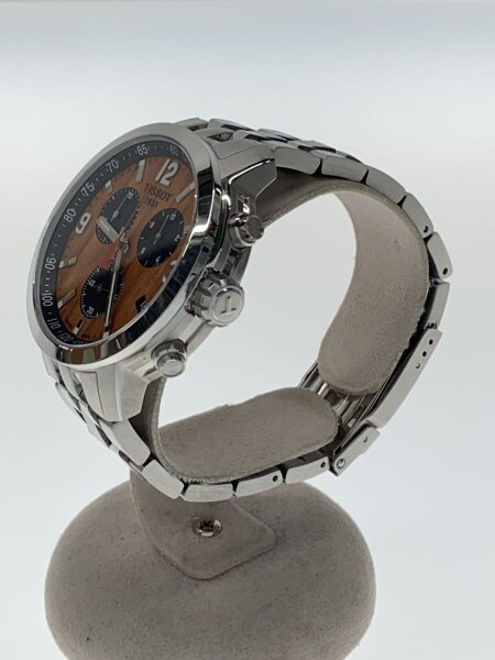 TISSOT(ティソ) / クォーツ腕時計/アナログ/ステンレス/BRW/SLV/SS