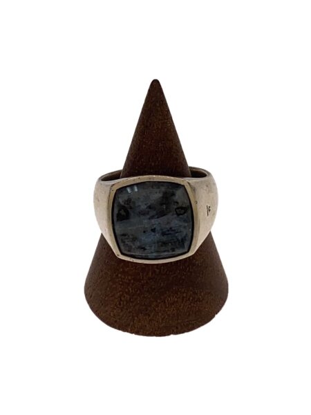 TOMWOOD(トムウッド) / リング/SV925/13号/Cushion Larvikite/SLV