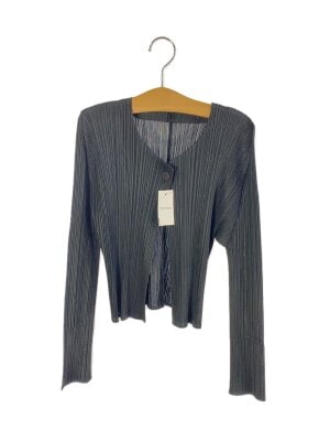 PLEATS PLEASE ISSEY MIYAKE◇プリーツカーディガン/カーディガン(薄手