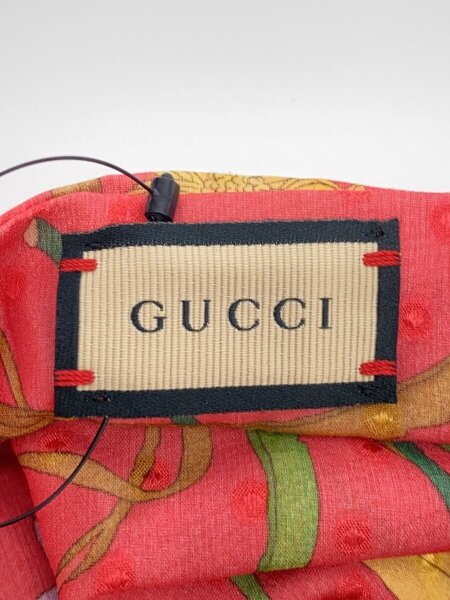 GUCCI(グッチ) / ヘアバンド/M/シルク/PNK/花柄/レディース/699507