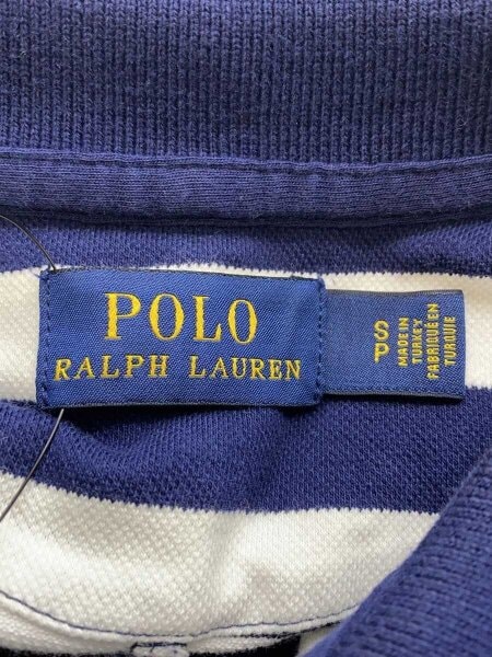 POLO RALPH LAUREN / 半袖ワンピース/S/コットン/マルチカラー/ボーダー/211863406001 POLO RALPH LAUREN(ポロラルフローレン) / 半袖ワンピース/S/コットン