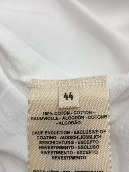 HERMES / カルトゥッシュデッラカヴァッレリア/Tシャツ/44/コットン/WHT/プリント/4E4629DA HERMES(エルメス) / カルトゥッシュデッラカヴァッレリア/Tシャツ/44