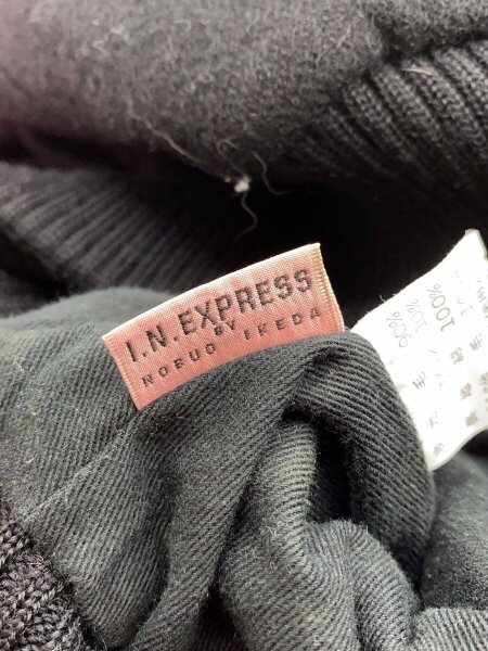 IN EXPRESS(アイエヌエクスプレス) / 素材切替スタジャン/6/ウール/BLK