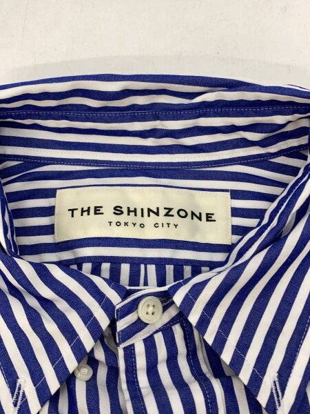 The Shinzone(ザシンゾーン) / STRIPE DADDY SHIRT/S/コットン/BLU 