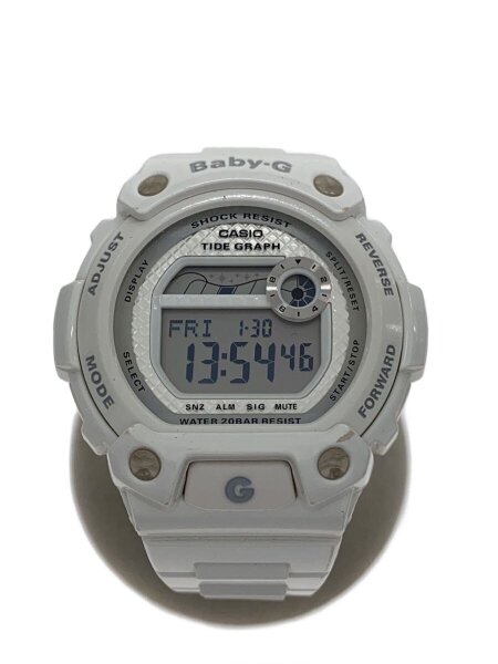 CASIO(カシオ) / BABY-G/G-LIDE/クォーツ腕時計/デジタル/ラバー/WHT 