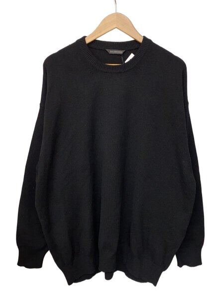 BALENCIAGA(バレンシアガ) / カシミアニット/L/カシミア/BLK/無地/JP57 
