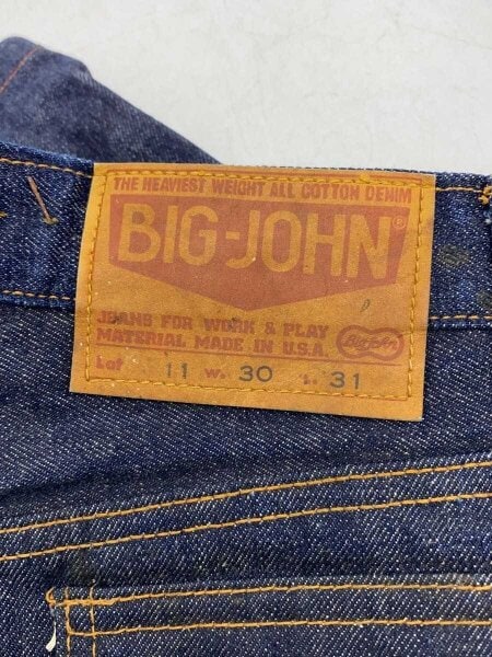 BIG JOHN(ビッグジョン) / デニムブッシュパンツ/30/デニム/IDG/60s 