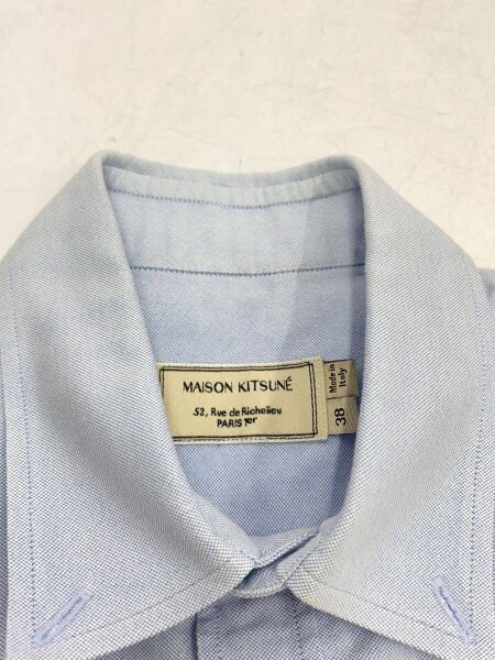 MAISON KITSUNE(メゾンキツネ) / 長袖シャツ/38/コットン/BLU | 古着の 