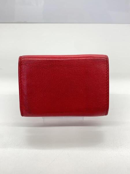 BALENCIAGA(バレンシアガ) / 3つ折り財布/レザー/RED/メンズ/391446