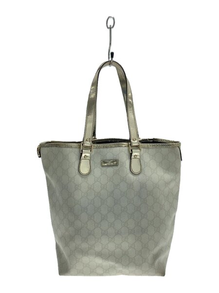 GUCCI(グッチ) / トートバッグ/PVC/WHT/189896 486628/GGプラス | 中古 