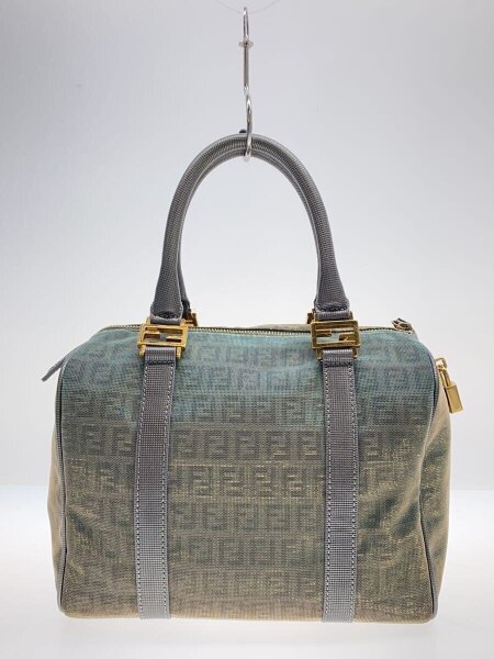 FENDI(フェンディ) / ズッキーノ柄/ボストンバッグ/ナイロン/SLV/総柄  