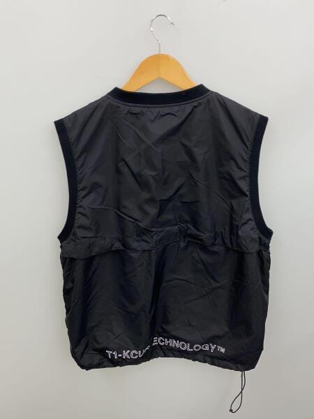HUF(ハフ) / T1-KCUF TECH VEST/ナイロンベスト/M/ナイロン/BLK/無地 