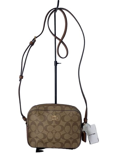 COACH / ショルダーバッグ/レザー/BRW/モノグラム/91677 COACH(コーチ) / ショルダーバッグ/シグネクチャ-/レザー/BRW/総柄