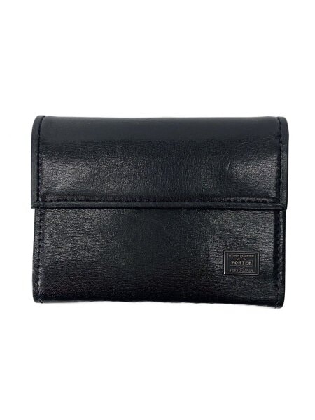 PORTER(ポーター) / PLUME/3つ折り財布/レザー/BLK/無地/メンズ/179