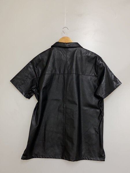 LAST NEST(ラストネスト) / 25SS/Leather Switching S/S Shirts 