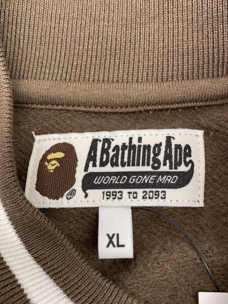 A BATHING APE(アベイシングエイプ) / スタジャン/XL/コットン/BRW 