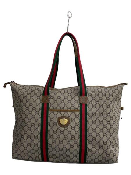 GUCCI PLUS(グッチプラス) / ボストンバッグ/PVC/BRW/総柄 | 中古品の 