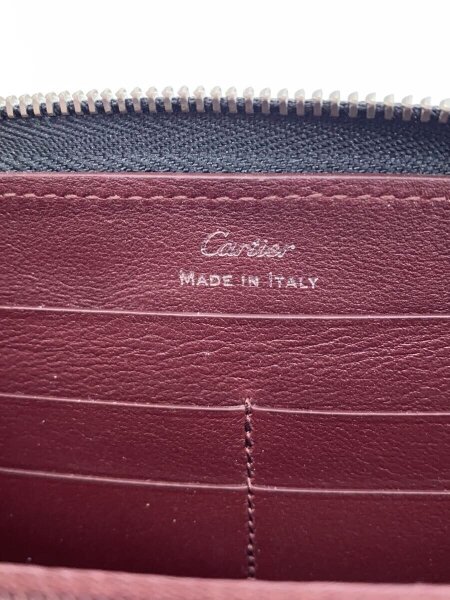 Cartier(カルティエ) / 長財布/レザー/BLK/メンズ/L3001489// | 中古品