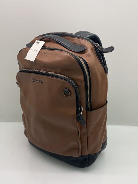 COACH(コーチ) / リュック/レザー/BRW/無地/89939 | 中古品の販売
