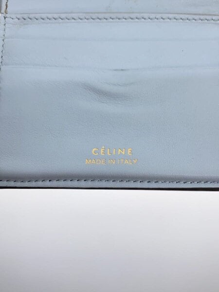 CELINE(セリーヌ) / 3つ折り財布/レザー/GRY/レディース/F-IE-2158