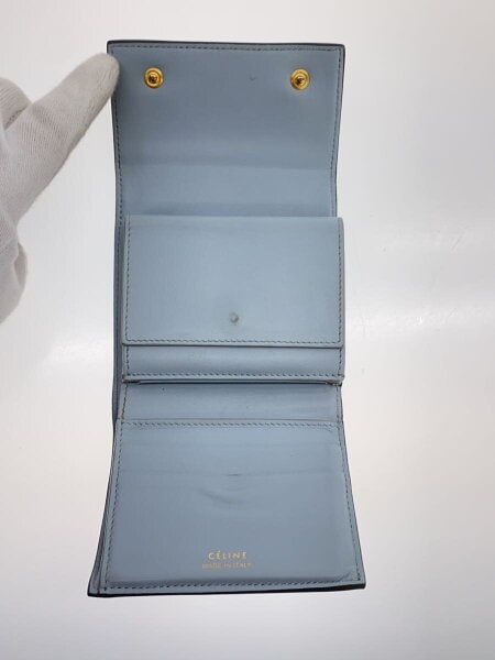CELINE / 3つ折り財布/レザー/GRY/レディース/F-IE-2158 CELINE(セリーヌ) / 3つ折り財布/レザー/GRY/レディース/F-IE-2158