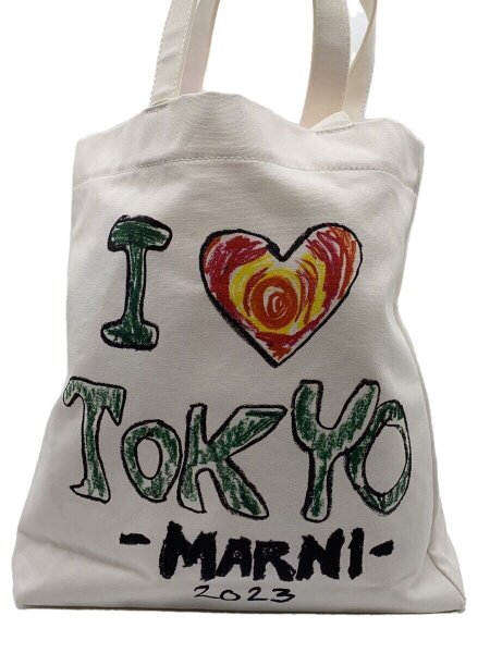 MARNI([イリョウ/フクショク]マルニ) / トートバッグ/コットン/WHT 