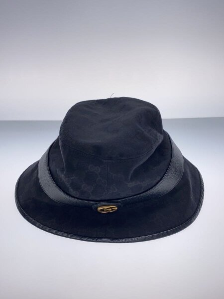 GUCCI / バケットハット/M/キャンバス/BLK/総柄/メンズ/576587　4HG53 GUCCI(グッチ) / バケットハット/M/キャンバス/BLK/総柄/メンズ/576587