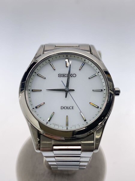 SEIKO DOLCE ホワイトダイヤル 時計 SEIKO(セイコー) / DOLCE/ソーラー腕時計/アナログ/ステンレス/WHT/SLV