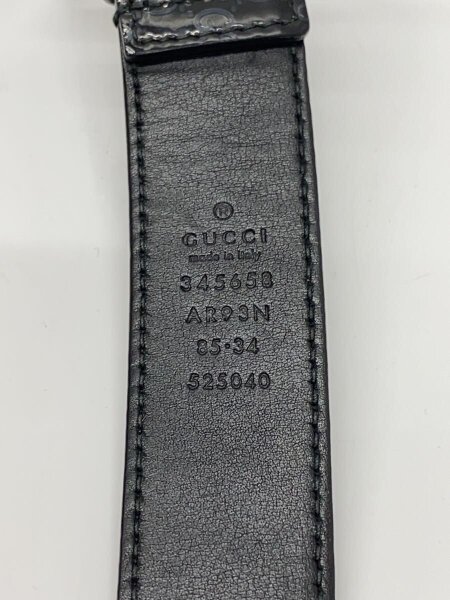 GUCCI(グッチ) / ベルト/レザー/BLK/メンズ/345658// | 中古品の販売 