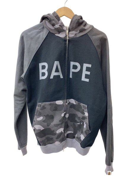 A BATHING APE(アベイシングエイプ) / ジップパーカー/M/コットン/GRY 